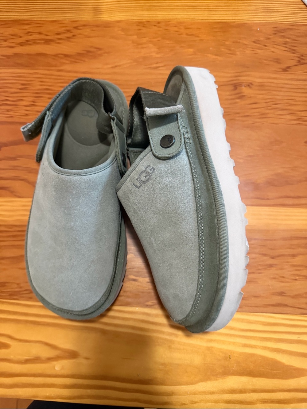 UGG women’s Suede Clog - Sage Green